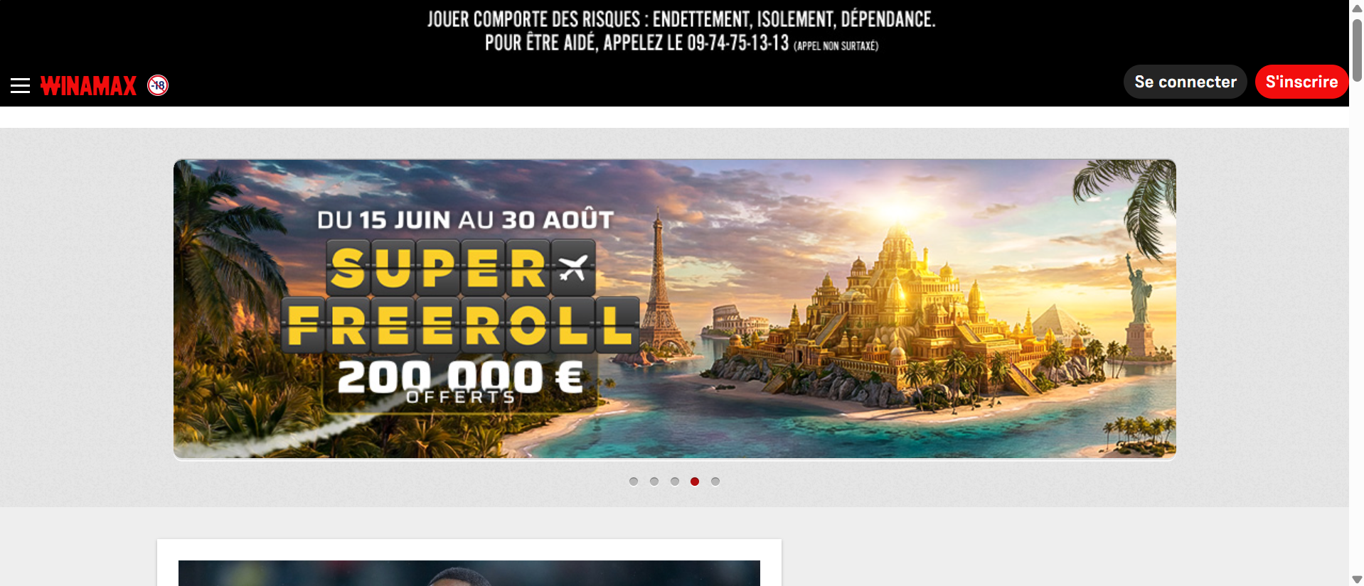 Winamax betting site